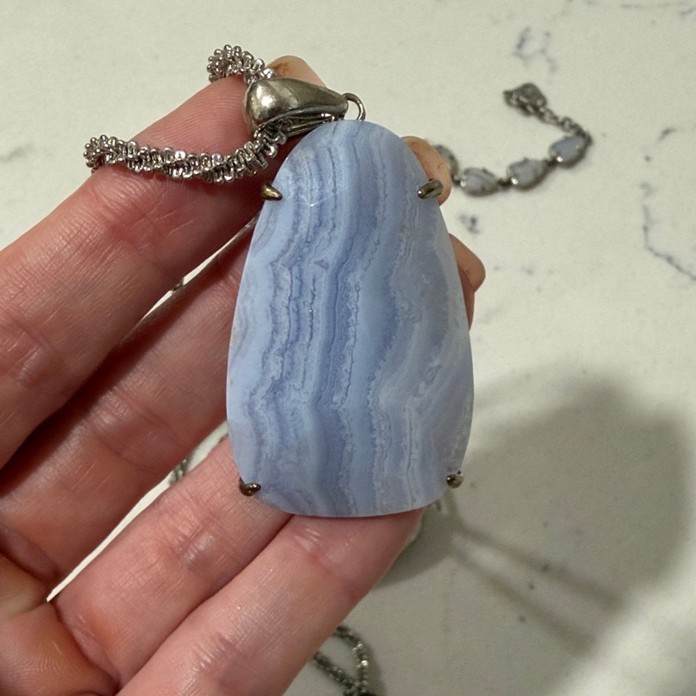 Kendra Scott Purple/Blue Agate Jewelry Set - Picture 4 of 5